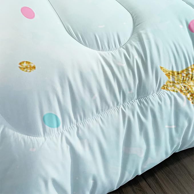 CVHOUSE Butterfly Bedding Set - Queen Size, 3 Piece Set with Comforter and 2 Pillow Cases