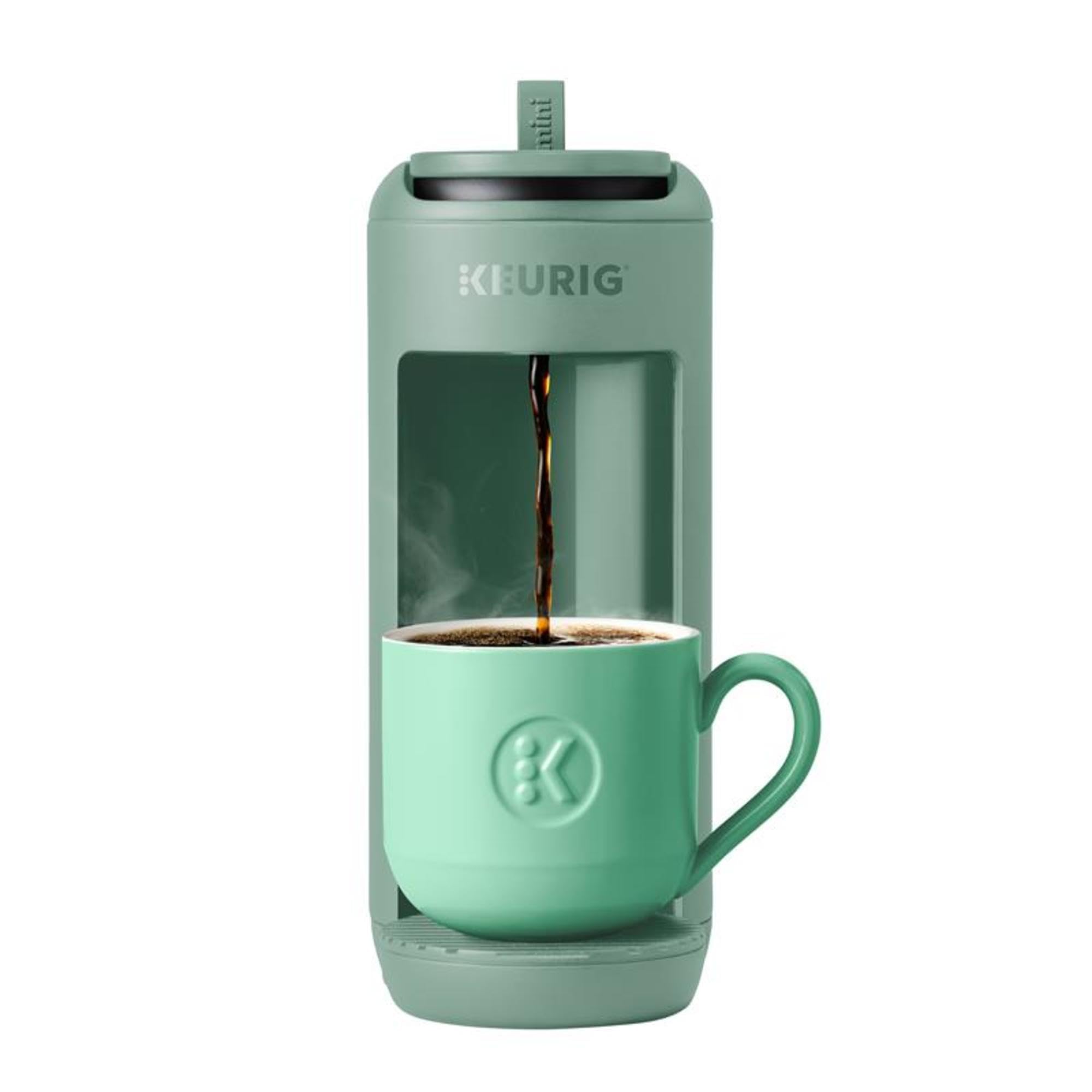 Keurig K-Mini Mate Single Serve K-Cup Pod Coffee Maker, Brews Up to 12 oz Cup, Compact Portable Coffee Machine for Small Spaces, Great for Dorms & Offices, Pink Sands Dormly