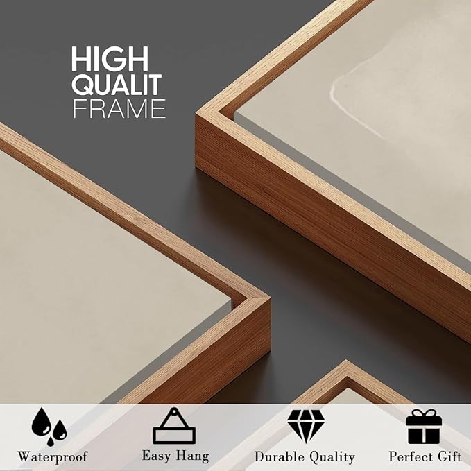 BINCUE Extra Large Jesus Wall Art Framed Jesus and Lamb Wall Painting for Living Room Bedroom Church Decor 24x36 Inch 3 Piece