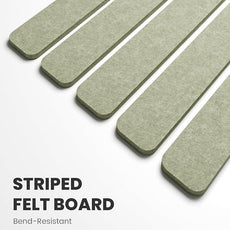 Cork Board Alternative Felt Strip Board 5-Pack 13