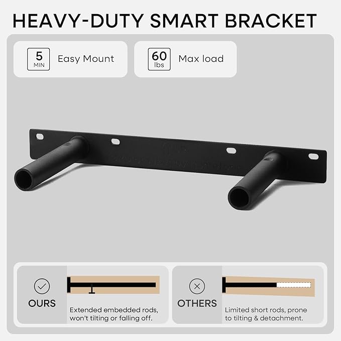 Homeforia 12 inch Golden Oak Floating Shelf, High End Solid Real Wood 12inch Small Floating Shelves for Wall Mounted, Oak Wooden 12in Floating Shelves, Heavy Duty Bracket, 12 X 6.5 X 1.75 in, Set of 2