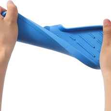 Silicone Bathroom Soap Dishes with Drain Spout-Bathroom and Kitchen Sink Organizer,Sponge Holder,Dish Soap Tray,Perfect for Dispenser,Scrubber,Bottle,Cup on Sink or Counter-Lichen Blue 12