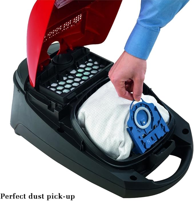 I-clean Replacement Miele Classic C1 / Complete C3 Canister Vacuum Cleaner Bags,10 Packs AirClean 3D Efficiency GN Dust Bags,with 2 Motor Protection Filter, 2 AirClean Filter
