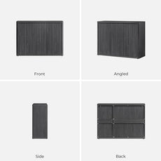 SICOTAS Buffet Cabinet with Storage Accent Sideboard with 6 Doors Modern 93.2