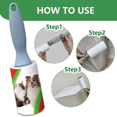 Pet Hair Lint Rollers, 3 Pack, 90 Sheets Each– Reusable Sticky Roller for Pet Hair, Cat & Dog Hair Remover, Lint Remover, Pet Hair Remover for Furniture, Clothing & Cars