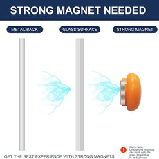 TSJ OFFICE Glass Dry-Erase Board - 48 x 32 Inches Wall Mounted Glass Whiteboard, Large Frameless Magnetic White Board for Office, Home & School, Green