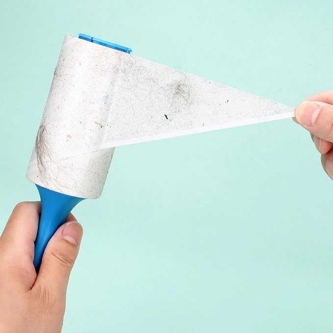 4 inch Extreme Stick Lint Roller Refills for Evercare PetLovers Value Pack of 6 Extra Sticky Pet Lint Roller Refills 90 Sheets per Roll - 540 Sheets Total (Inside Dia. 1 1/2 inch)