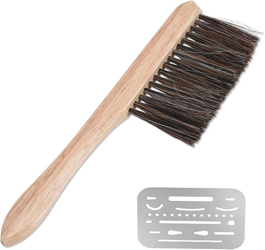 Drafting Brush, Mini Dusting Brushes, Soft Bristles, Drafting Supplies and Architecture Cleaning Tool, Horse Hair Drafting Brush for Student (2 pcs)