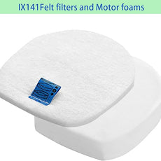 IX140 IX141 IX142 Filters, Vacuum Filters for Shark Rocket Pet Pro IZ140 IZ140C IZ141C IZ162H IZ362H IZ440H IZ462H IZ482H IZ483H Stick Vacuums, Part 616FJ140 and 617FJ140, 6 Pack Foam and Kit