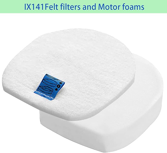IX140 IX141 IX142 Filters, Vacuum Filters for Shark Rocket Pet Pro IZ140 IZ140C IZ141C IZ162H IZ362H IZ440H IZ462H IZ482H IZ483H Stick Vacuums, Part 616FJ140 and 617FJ140, 6 Pack Foam and Kit