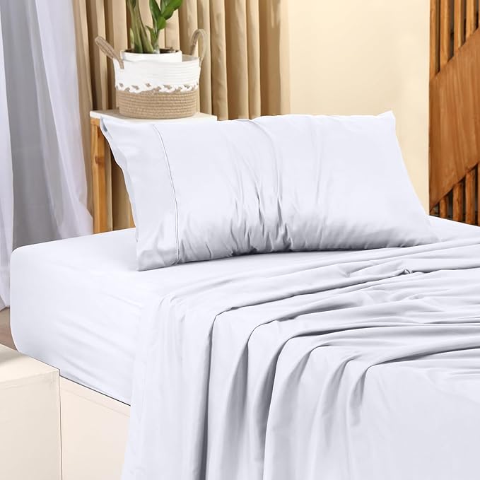Utopia Bedding Twin XL Bed Sheets Set - Pack of 2 Sheet Sets - Perfect for Spa, Hotel, & Guest Bedroom - Brushed Microfiber - Shrinkage and Fade Resistant - Easy Care (White)