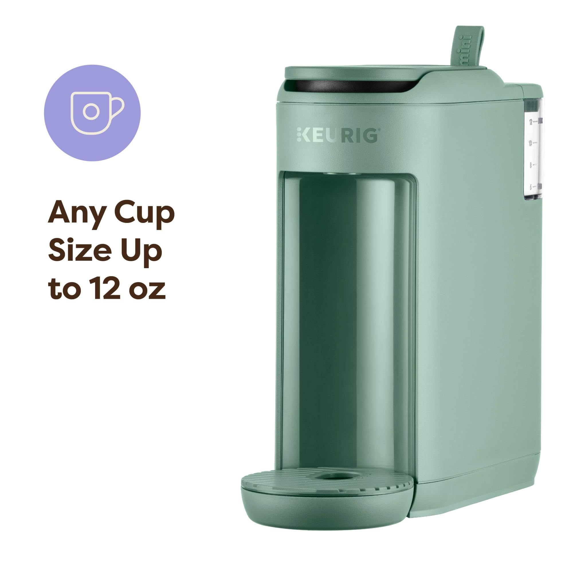 Keurig K-Mini Mate Single Serve K-Cup Pod Coffee Maker, Brews Up to 12 oz Cup, Compact Portable Coffee Machine for Small Spaces, Great for Dorms & Offices, Pink Sands Dormly