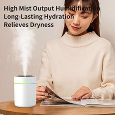 180ml Portable Small Humidifier with Colorful LED Night Light, USB Personal Desktop Humidifier for Car Home Office Travel, Auto Shut-Off, 2 Mist Modes, Super Quiet