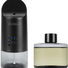 JCLOUD 2025 Plug in Diffuser | Cover Up to 500 Sq. Ft. for Home, Office, Spa – Portable Smart Wall Diffuser 160ML, Black with Royal Serenity Essential Oil Inspired by Luxury Hotel - 140mL