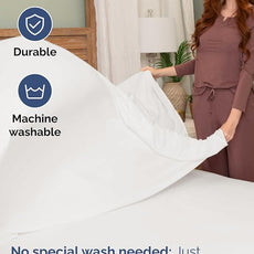 Extra Deep Pocket Twin XL Sheets - 3 Piece Breathable & Cooling Bed Sheets - Hotel Luxury Sheet Set - Soft, Wrinkle Free & Comfy - Easily Fits Extra Deep Mattresses - Deep Pocket Antique White Sheets