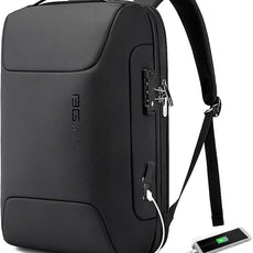 BANGE Anti Theft Business Backpack Fits 15.6 Inch Laptop,Smart Work Backpack with USB Charging Port for Office Work Airplane Business Travel