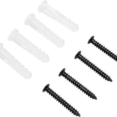 Amazon Basics Rectangular Wall Mount Mirror, Standard Trim, Black, 20