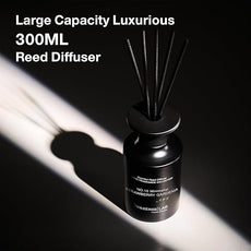M&SENSE Reed Diffuser Set, 10.14 fl oz Large Reed Diffuser, Strawberry Gardenia Scented with Natural Essential Oils, Long Lasting with 7 Sticks, Non-Toxic Home Fragrance Reed Diffuser for Bedroom