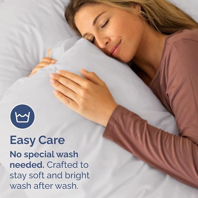 Queen Pillow Cases Set of 8 - Ultra Soft Hotel Quality Pillowcase Covers - Comfy, Cozy & Wrinkle Free - Shrink, Stain & Fade Resistant - Machine Washable Pillow Protectors - 8 Piece Set - French Grey