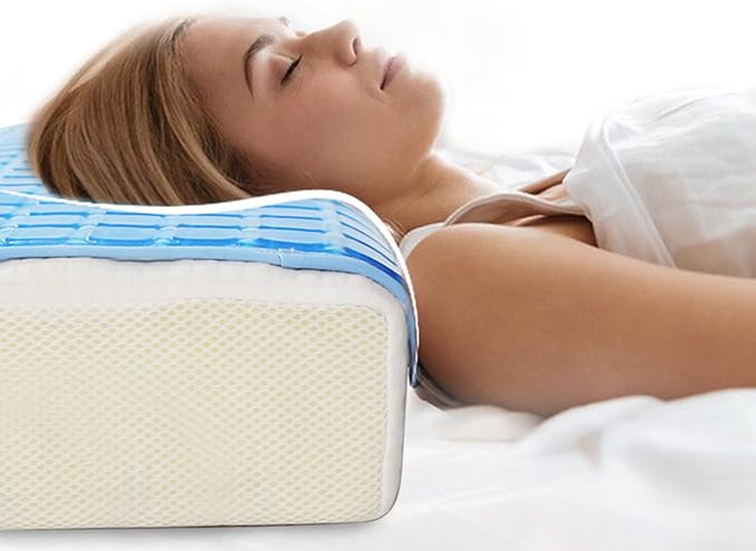 Gel Pillow Cooling Pad Mat, Soft Foldable Cushion, Cooling Mat Relief for Sleep Night Sweats Hot Flashes Dogs