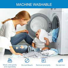 King Size Quilted Fitted Waterproof Mattress Pad, Premium Hollow Material Filling Mattress Protector, Breathable, Quiet, Cooling, Machine-Washable Mattress Cover with 21” Deep Pocket