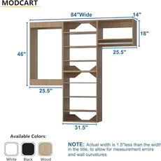 Modular Closet Organizer, 84