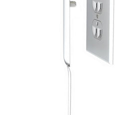 Smart Sleek Socket: Universal Outlet Concealer with Wi-Fi Smart Power Strip