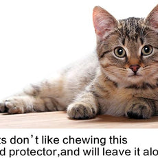 Alex Tech 10ft - 3/8 inch Cord Protector Wire Loom Tubing Cable Sleeve Split Sleeving for USB Cable Power Cord Audio Video Cable - Protect Cat from Chewing Cords - White