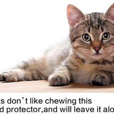 Alex Tech 10ft - 1/4 inch Cord Protector Wire Loom Tubing Cable Sleeve Split Sleeving for USB Cable Power Cord Audio Video Cable - Protect Cat from Chewing Cords - White