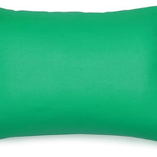 Amazon Basics 7 Piece Soft, All-Season Microfiber Kid's Bed-in-a-Bag Bedding Set, Full/Queen, Solid, Green