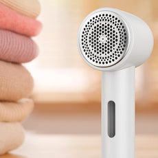 VASSON Fabric Shaver, Electric Lint Remover Rechargeable, Lint Shaver, Sweater Shavers to Remove Pilling, Sweater Defuzzer, Depillers for Clothes, Furniture (Ivory White)