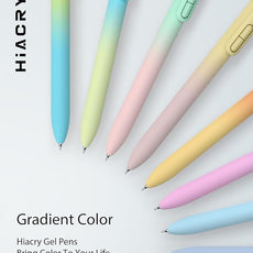 16 Pcs Gel Pens, 0.7mm Fine Point Smooth Writing Pens, Black Quick-Dry Long Lasting Fidge Pens for Journaling, Office, Note Taking, School Supplies, Nurse Aesthetic Pens（Gradient-Black Ink）