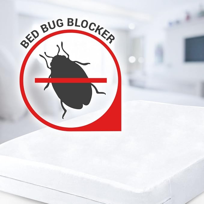 Ultimate Zippered Waterproof Mattress Protector (Queen) - by Deluxe Hotel