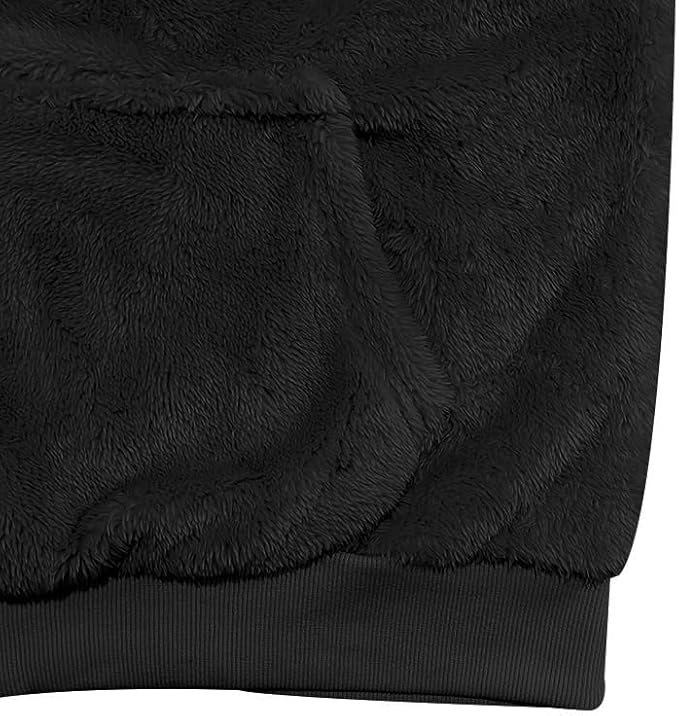 Men's Oversized Winter Soft Casual Sweatshirt with Double Sided Brushed Interior Cozy Gift for Holiday Season