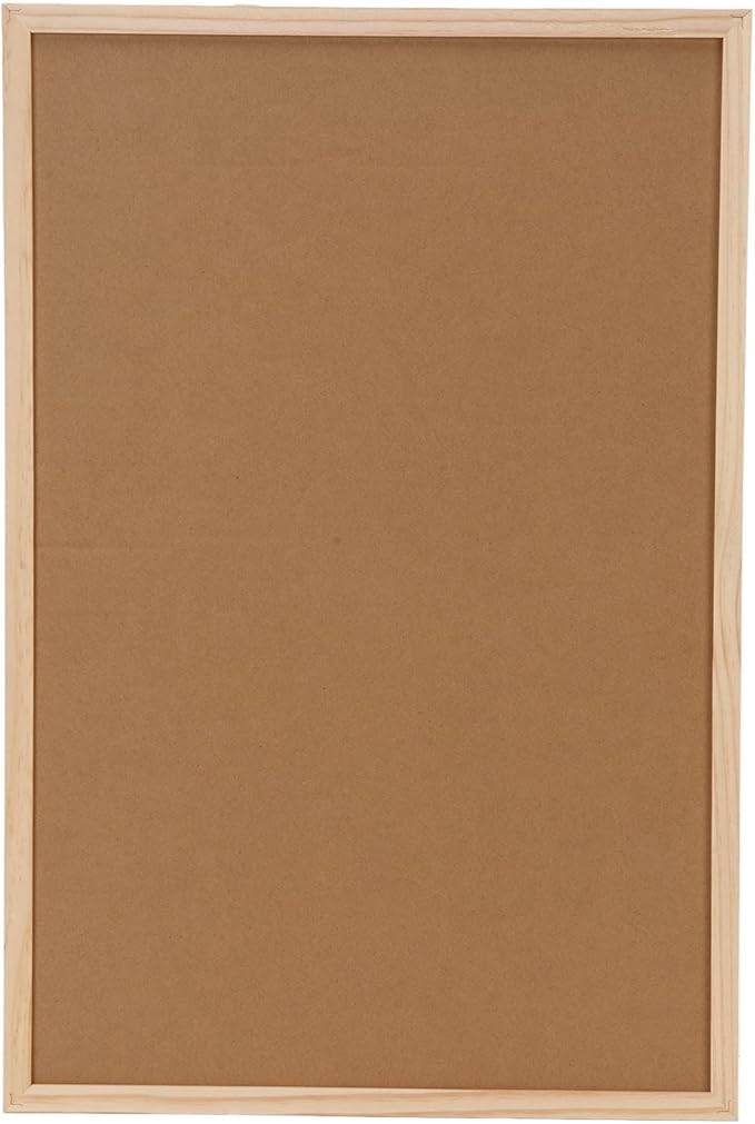 BAFOVY Cork Board Magnetic Dry Erase Office Bulletin Board 40x60cm Self Healing Wall Mounted with Solid Wood Frame for Homes Classrooms Dorms