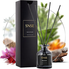 SNSE Baccarat Rouge Inspired Reed Diffuser – Luxury Home Fragrance Set, Long-Lasting Perfume Aroma, Elegant Gift, Relaxing & Sophisticated Scent