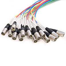 Seismic Audio - SARMSS-16x1530 - 16 Channel XLR TRS Combo Splitter Snake Cable - 15'and 30' XLR trunks