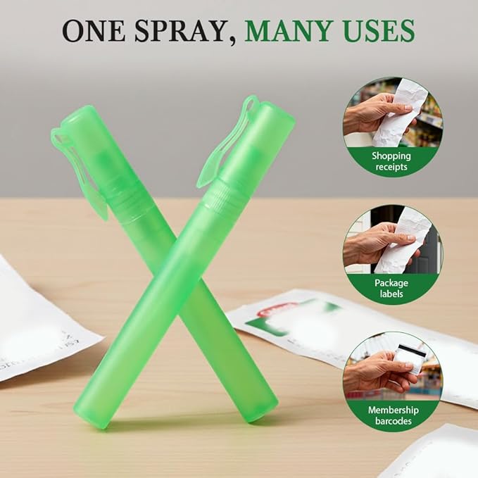 Privacy Cover Spray,10ML white-out liquid correction Privacy Spray Pen,Thermal Paper Privacy Eraser For Documents, Labels, Packages, Shipping Addresses,Privacy Protection (3PC Pen and liquid)