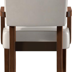 Accent Chair, PU Leather Chair for Living Room Oversized Armchair with Soft Seat and Armrests for Bedroom Dinning Reading Waiting Room (One Chair)