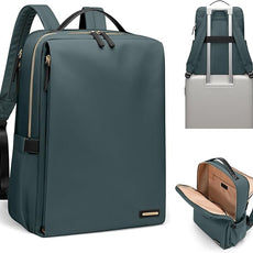 GOLF SUPAGS Stylish Laptop Backpack for Women Airline Approved Perfect for Work College and Travel Multi-Functional Casual Daypack Fits 15.6 Inch Notebook (Atrovirens)