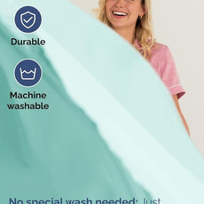 Extra Deep Pocket Queen Sheet Set - 4 Piece Breathable & Cooling Bed Sheets - Hotel Luxury Sheet Set - Soft, Wrinkle Free and Comfy - Easily Fits Extra Deep Mattresses - Deep Pocket Spa Blue Sheets