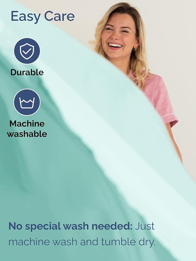 Extra Deep Pocket Twin Sheets - 3 Piece Breathable & Cooling Bed Sheets - Hotel Luxury Bed Sheet Set - Soft, Wrinkle Free & Comfy - Easily Fits Extra Deep Mattresses - Deep Pocket Spa Blue Sheets Set