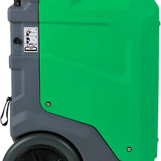 MOUNTO 310 Pints LGR Commercial Dehumidifier with Built-In Pump and Drain Hose – Portable, Heavy-Duty Dehumidifier with Wheels for Basements, Garages, Home, and Job Sites (Green)