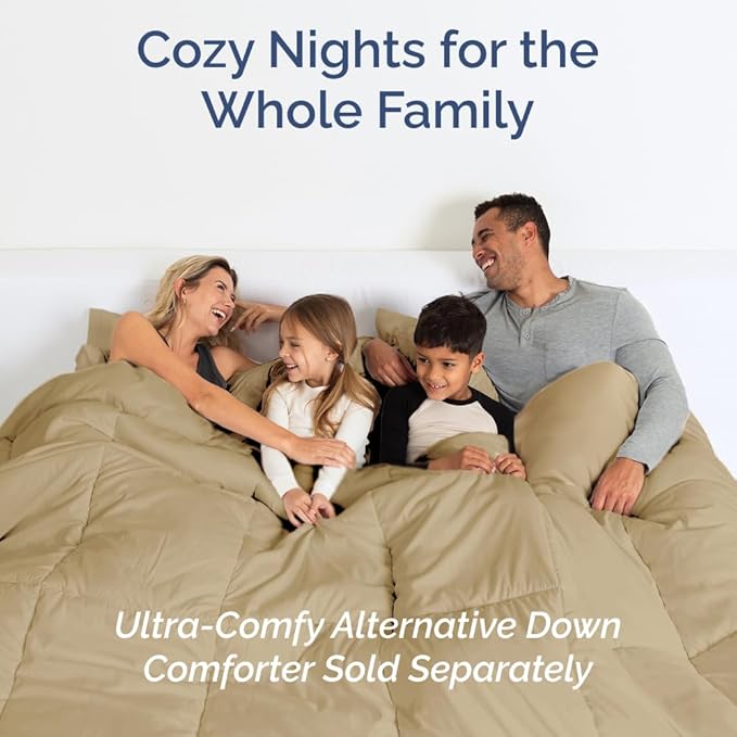 Queen Size 4 Piece Sheet Set - Comfy Breathable & Cooling Bed Sheets Set - Hotel Luxury Bedding for Women, Men, Kids, Teens, Boys & Girls - Deep Pockets, Ultra-Soft, Wrinkle Free - Oeko-Tex - Beige