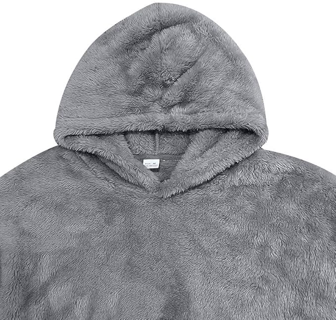 Men's Oversized Winter Soft Casual Sweatshirt with Double Sided Brushed Interior Cozy Gift for Holiday Season
