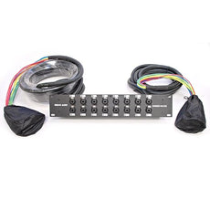 Seismic Audio - SARMSS-16x1530 - 16 Channel XLR TRS Combo Splitter Snake Cable - 15'and 30' XLR trunks