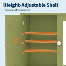 22.2 Inch Mirrored Medicine Cabinet for Bathroom, Over Toilet Wall-Mounted Storage Cabinet with Adjustable Shelf, Waterproof MDF Cabinet for Bathroom Organization