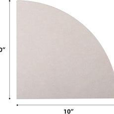 Koville Italian Marble Corner Shower Shelf for Bathroom, 10'' Marble Corner Shelves for Bath, Wall Mounted Stone Shower Caddy, No Drilling Adhesive Shower Shelf - Sahara Sand (2-Layer)