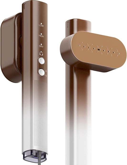 Instant Wrinkle Removal – 950W Portable Handheld Clothes Steamer, Fast Heat-Up Travel Garment Steamer with 115ml Detachable Tank, Strong Output & Dual-Mode Steam