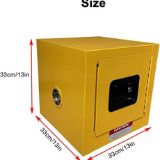 koxuyim Hazardous Storage Cabinets, Industry Safety Cabinet, Explosion Proof Cabinet Dangerous Goods Storage, Ultimate Safety Fireproof Hazardous Material Safety Box 13